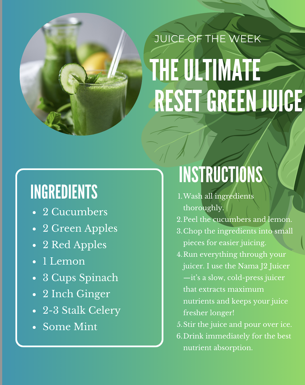 Ultimate Reset Green Juice: A Fresh Start in a Glass